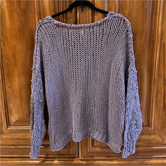 Free People Sunday Shore Pullover Sweater  S - Picture 4 of 6